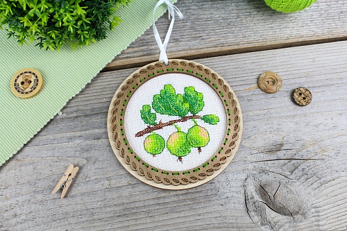 Миниатюра. Дачные ягоды. Крыжовник