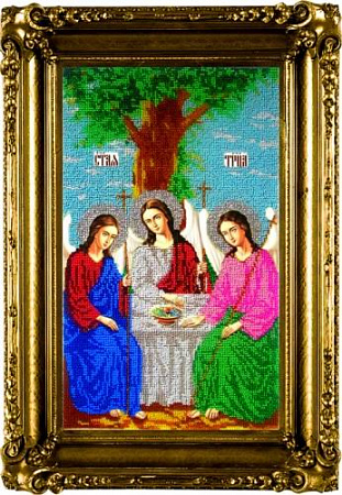 Вышивка бисером Святая Троица