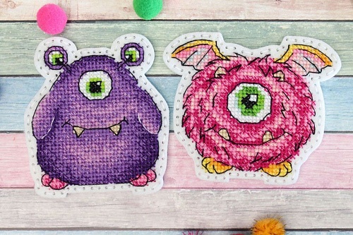 Монстрики. Значки. Магниты