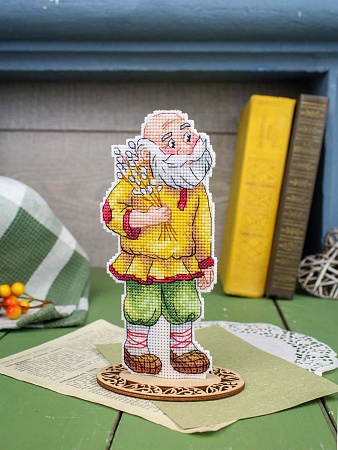 Набор для вышивания Дедушка с вербой