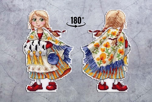 Девочка в красных башмачках