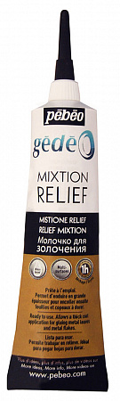 Клей-контур для фольги и потали Gedeo Mixion relief 37 мл