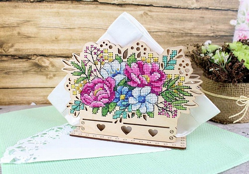 Салфетница «Цветочная композиция»