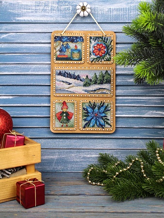 Набор для вышивания Зимний коллаж