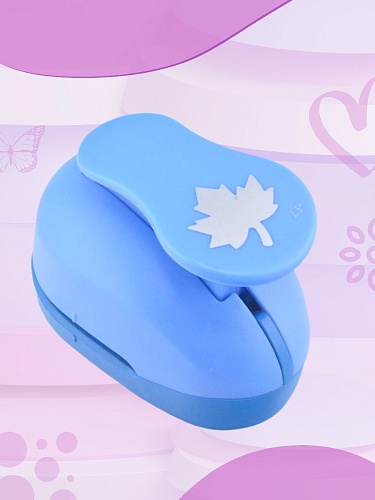 Фигурный дырокол 3,7 см Кленовый лист