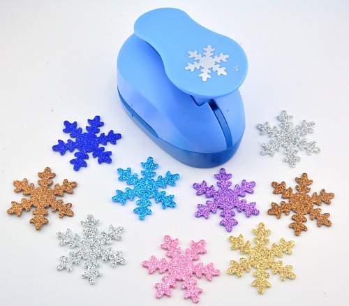 Фигурный дырокол 5,0 см Снежинка