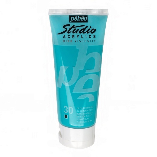 Краска акриловая PEBEO Studio Acrylics 100 мл, цв.  бирюзовый