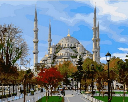 Картина по номерам Голубая мечеть