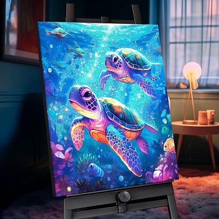 Картина по номерам Морские черепахи
