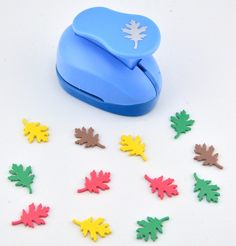 Фигурный дырокол 2,5 см Листик