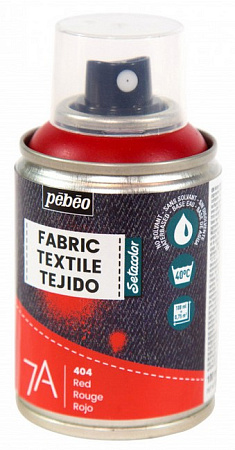 Краска для текстиля 7А Spray (аэрозоль) 100 мл цв. красный