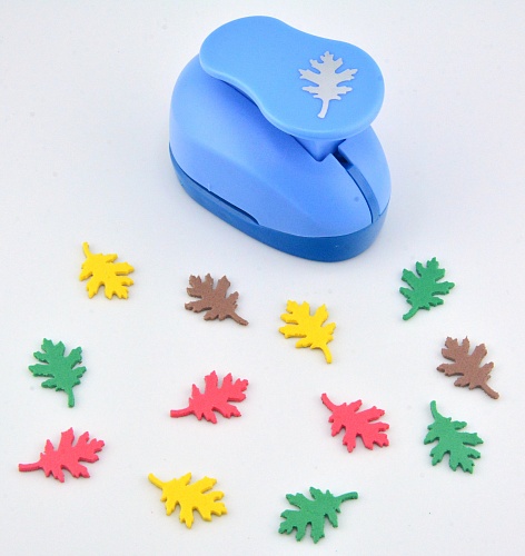 Фигурный дырокол 2,5 см Листик