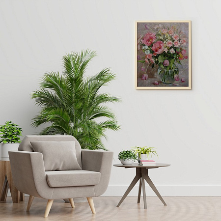 Картина по номерам Штуц Е. Букет с тюльпанами