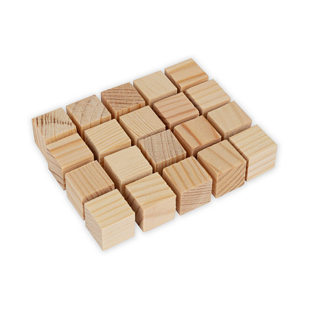 Деревянная заготовка Кубики 20 шт
