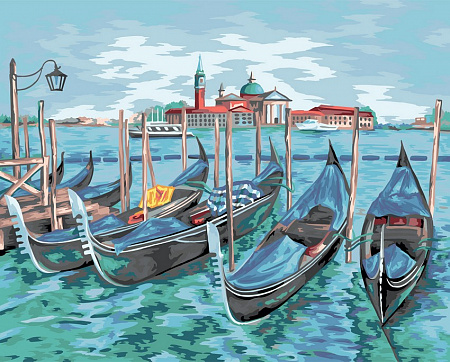 Картина по номерам Гондолы в Венеции