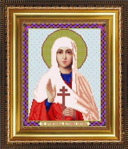 Схема для вышивания бисером "Св.Преподобная Мученица Евгения"