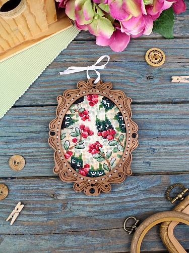 Миниатюра. Брусничный лес