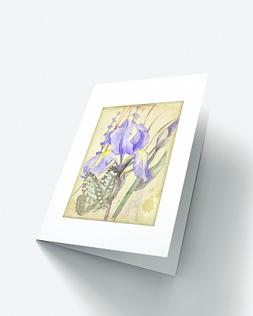 вышивка открыток Открытка "Сиреневый нектар"