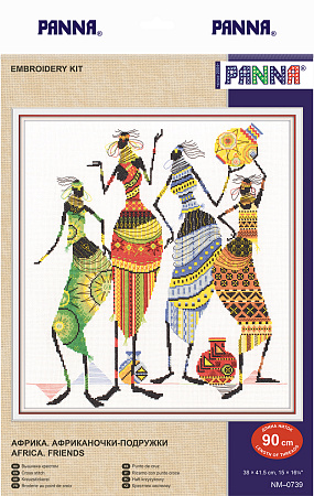 Вышивка крестом Африканочки-подружки
