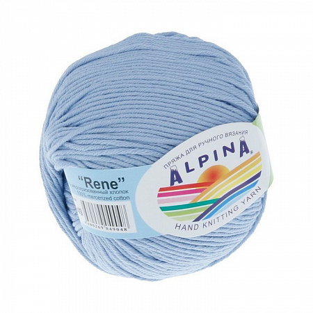 Пряжа ALPINA "RENE" 10 шт. в упак. цвет серо-голубой