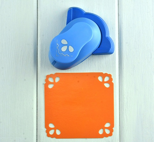 Угловой дырокол 2.5 см Лепестки