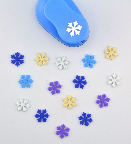 Фигурный дырокол 1.6 см Снежинка