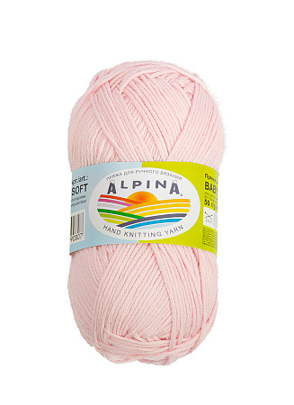  Пряжа ALPINA "BABY SUPER SOFT" 10 шт. в упак. цвет №05 бл.розовый
