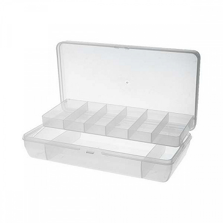 Коробка для мелочей пластик Тривол Тип-5 цв. прозрачный