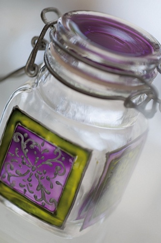 Краска для стекла и металла Vitrail лаковая прозрачная 250 мл, цв. пурпурный