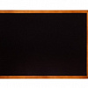 Доска меловая немагнитная, черная, в деревянной раме A3 30х42 см