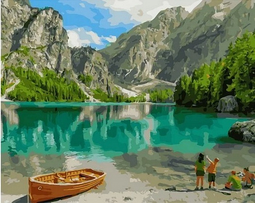 Озеро в Италии