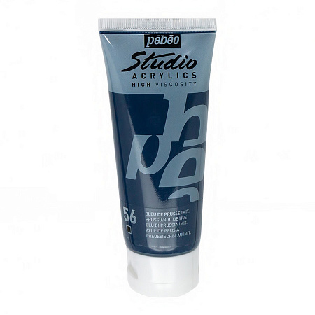 Краска акриловая PEBEO Studio Acrylics 100 мл, цв. прусский синий