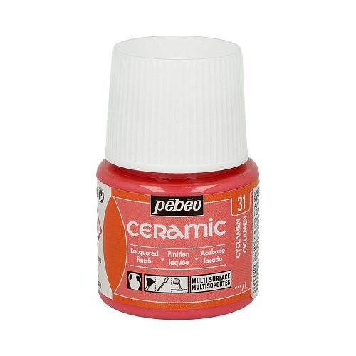 Краска по керамике и металлу Ceramic 45 мл цв. цикламен