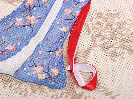 Вышивка крестом Женщины мира. Япония