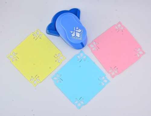 Угловой дырокол 2.5 см Листья