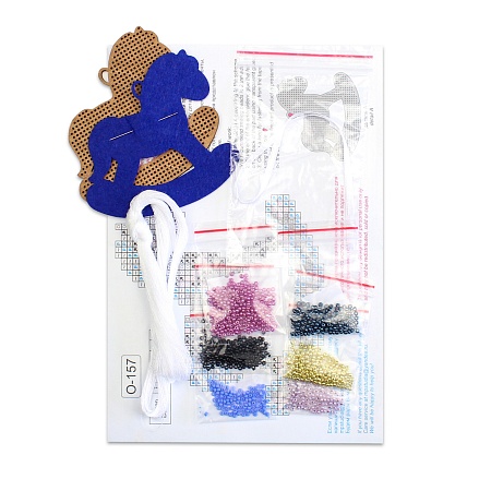 Набор для вышивания Лошадка тёмная