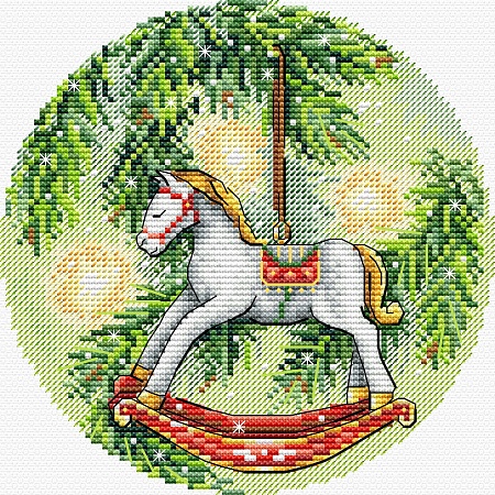 Набор для вышивания Новогодняя лошадка