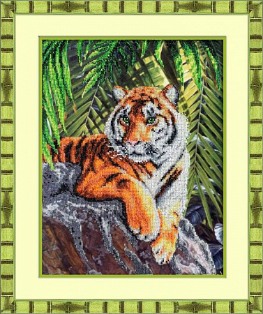 Вышивка бисером Тигр