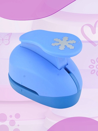 Фигурный дырокол 3,7 см Снежинка-1