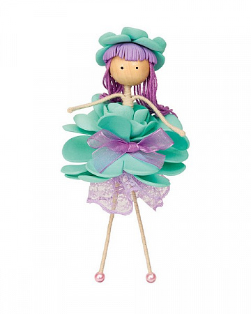 Набор для творчества с фоамираном Набор создай куклу Цветочная фея