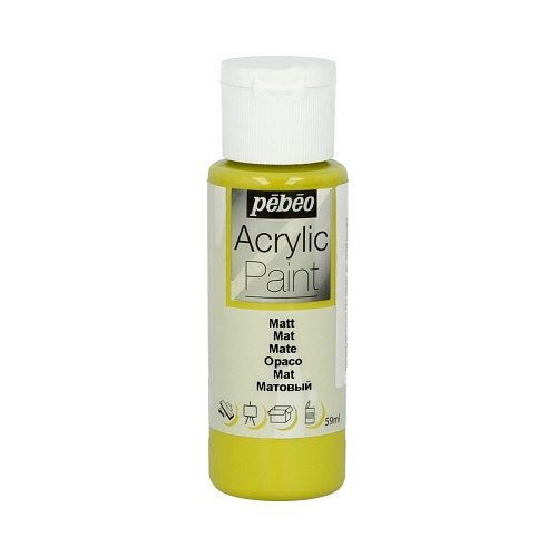 Краска акриловая Acrylic Paint декоративная матовая 59 мл, цв. анисовый