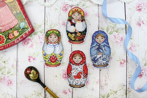 Русские матрешки. Магниты