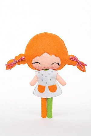 Набор для шитья куклы Набор для изготовления игрушки Девочка Пеппи