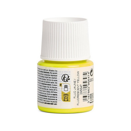 Краска по коже Setacolor 45 мл цв. Жетлый флуоресцентный