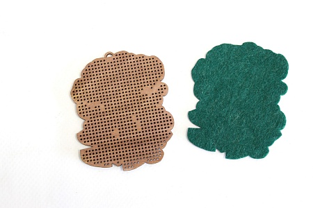 Вышивка бисером Ёлочная игрушка. Лисички