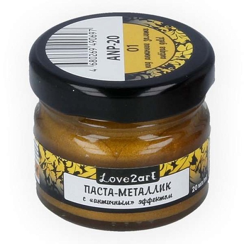 Воск (вакса) для золочения Gedeo 30 мл цв. под золото ампир