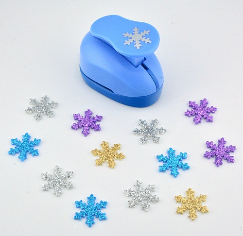 Фигурный дырокол 2,5 см Снежинка-1