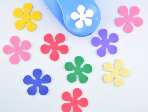 Фигурный дырокол 3,7 см Пятилистник