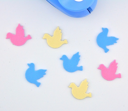 Фигурный дырокол 2.5 см Птичка- Голубь