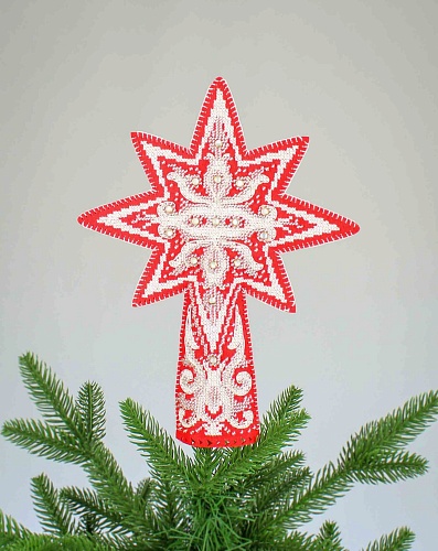 Морозные узоры. Звезда на вершину
